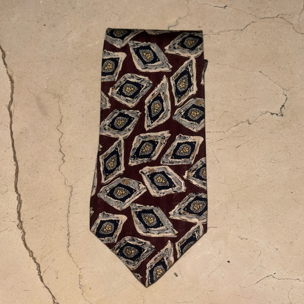 Robert Talbott Hand Sewn Silk Men’s Neck Tie Multicolored 56” Long 4” Wide
